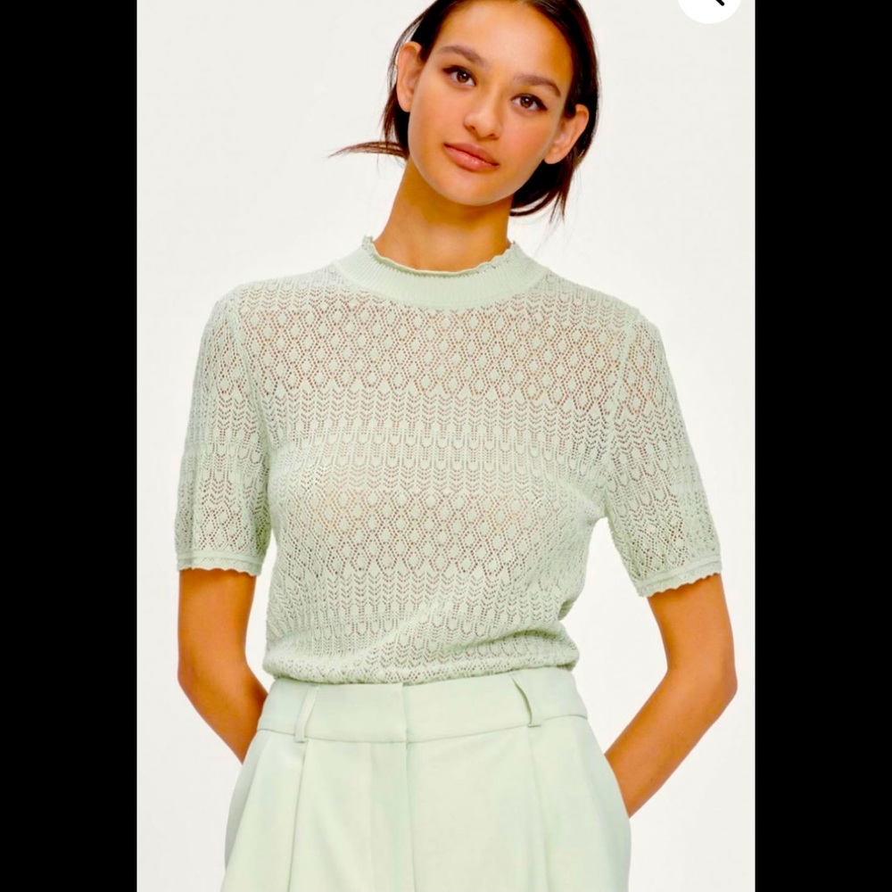 Samsoe Rhoe organic cotton blend t-shirt in green